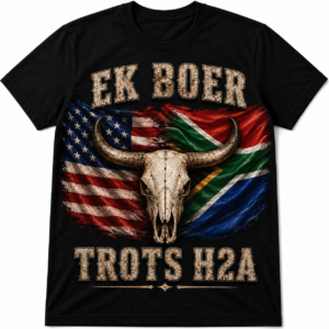 BEESKRAAL T-SHIRT: "Ek Boer H2A"